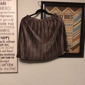 Short brown skirt so soft and comfy